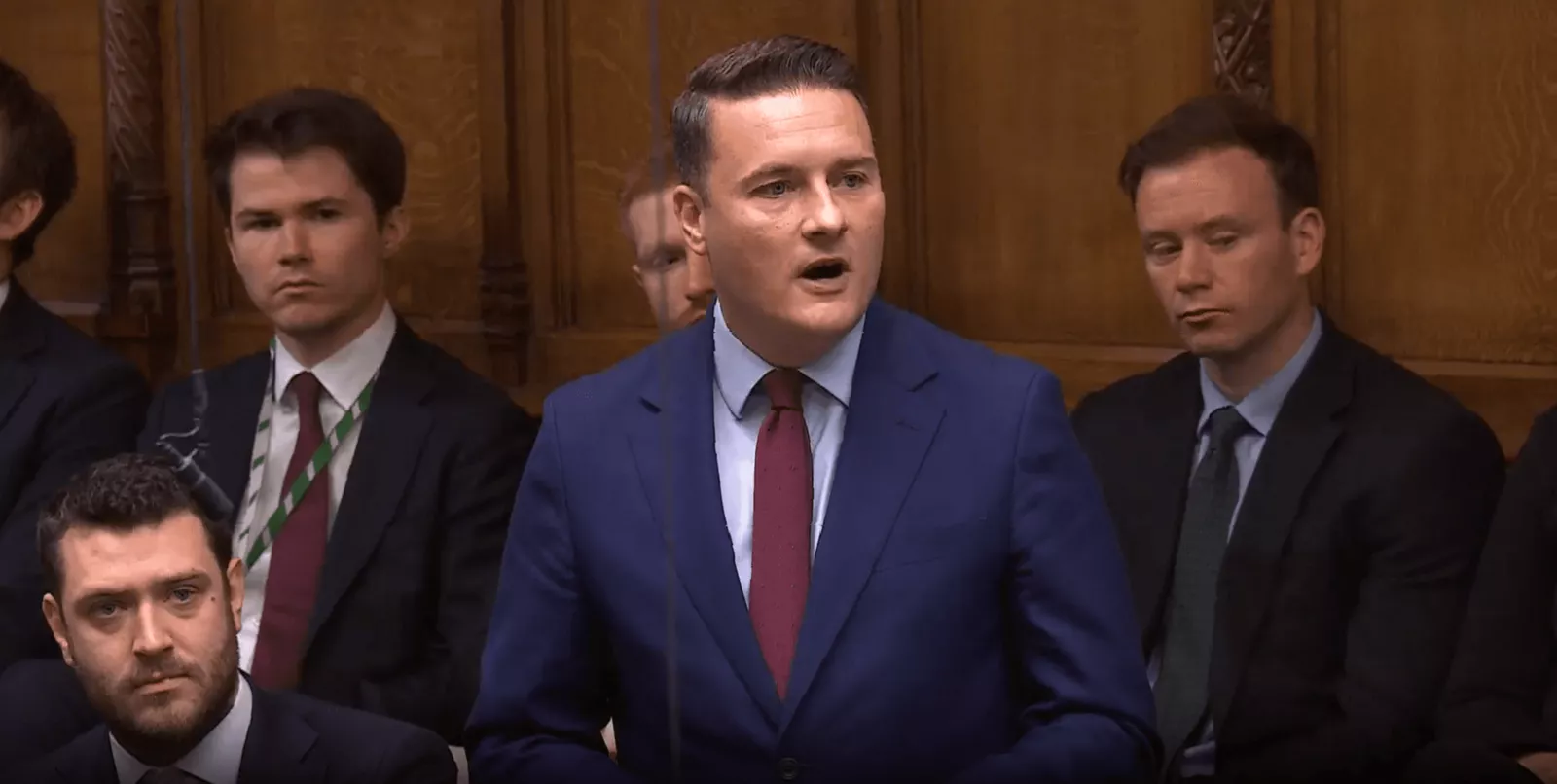 The House of Commons chamber during a resignation debate