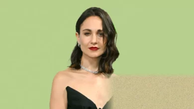 An actor sits for a book interview, discussing her memoir about living with OCD.