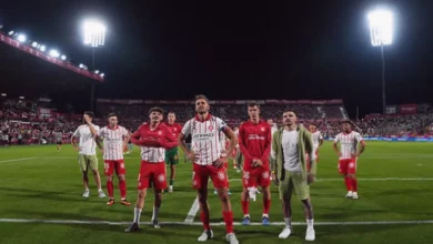 Girona players walk off the pitch in tears after final-day defeat confirms relegation