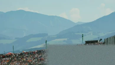 Red Bull Ring circuit during the Austrian Grand Prix qualifying session