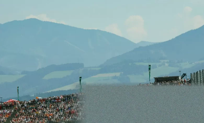 Red Bull Ring circuit during the Austrian Grand Prix qualifying session