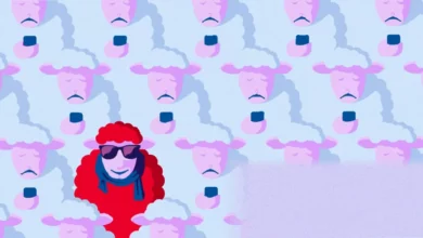 A person scrolling through an endless social media feed on a smartphone