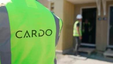 Exterior of a commercial building in Merthyr Tydfil with signage for an electrical engineering firm