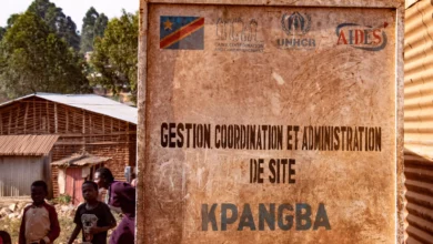 Displacement camp in eastern DRC where Ebola cases were confirmed