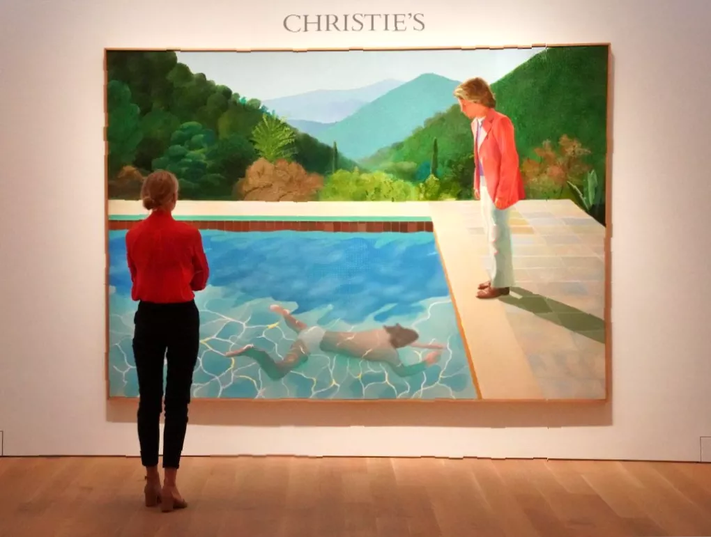Collage timeline of art history showing optical aid techniques