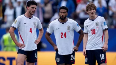 England training session at Swope Soccer Village in Kansas City, Missouri