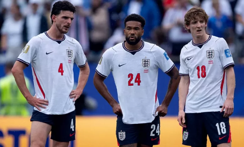 England training session at Swope Soccer Village in Kansas City, Missouri