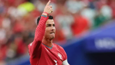 Goalless World Cup match between England and Ghana played in Boston stadium