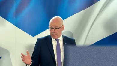 French government press conference announcing findings of foreign digital interference in Scotland