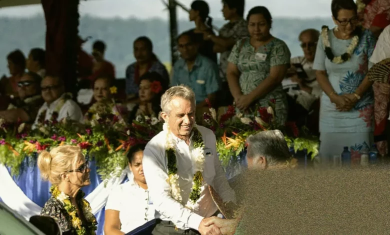 Email correspondence between a health group official and Samoan government representatives