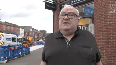 Construction of a levelling-up regeneration project in Ashton-in-Makerfield town centre