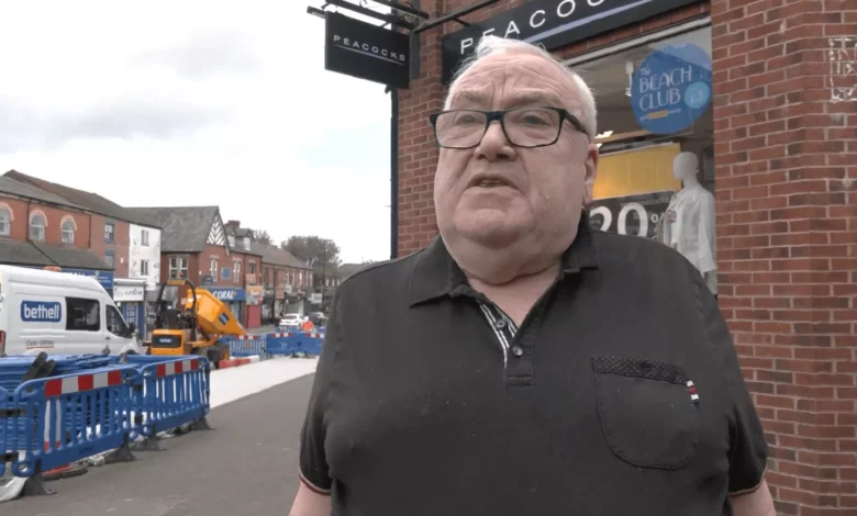 Construction of a levelling-up regeneration project in Ashton-in-Makerfield town centre