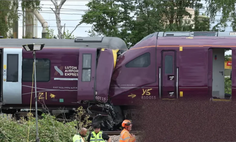 CCTV shows train passing two yellow caution signals before red light south of Bedford station
