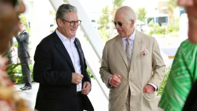 King Charles III and Sir Keir Starmer during a meeting at Buckingham Palace