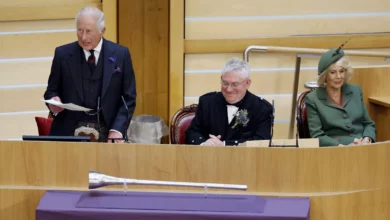 Monarch addresses MSPs at Holyrood for official opening of parliamentary session