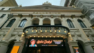 Interior view of the London Palladium stage and auditorium
