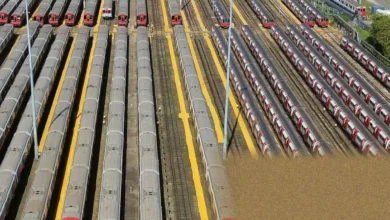 Commuters waiting at a London Underground station during a strike