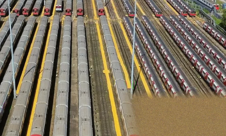 Commuters waiting at a London Underground station during a strike