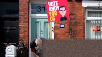 Local Facebook group posts displaying false claims during the Makerfield by-election