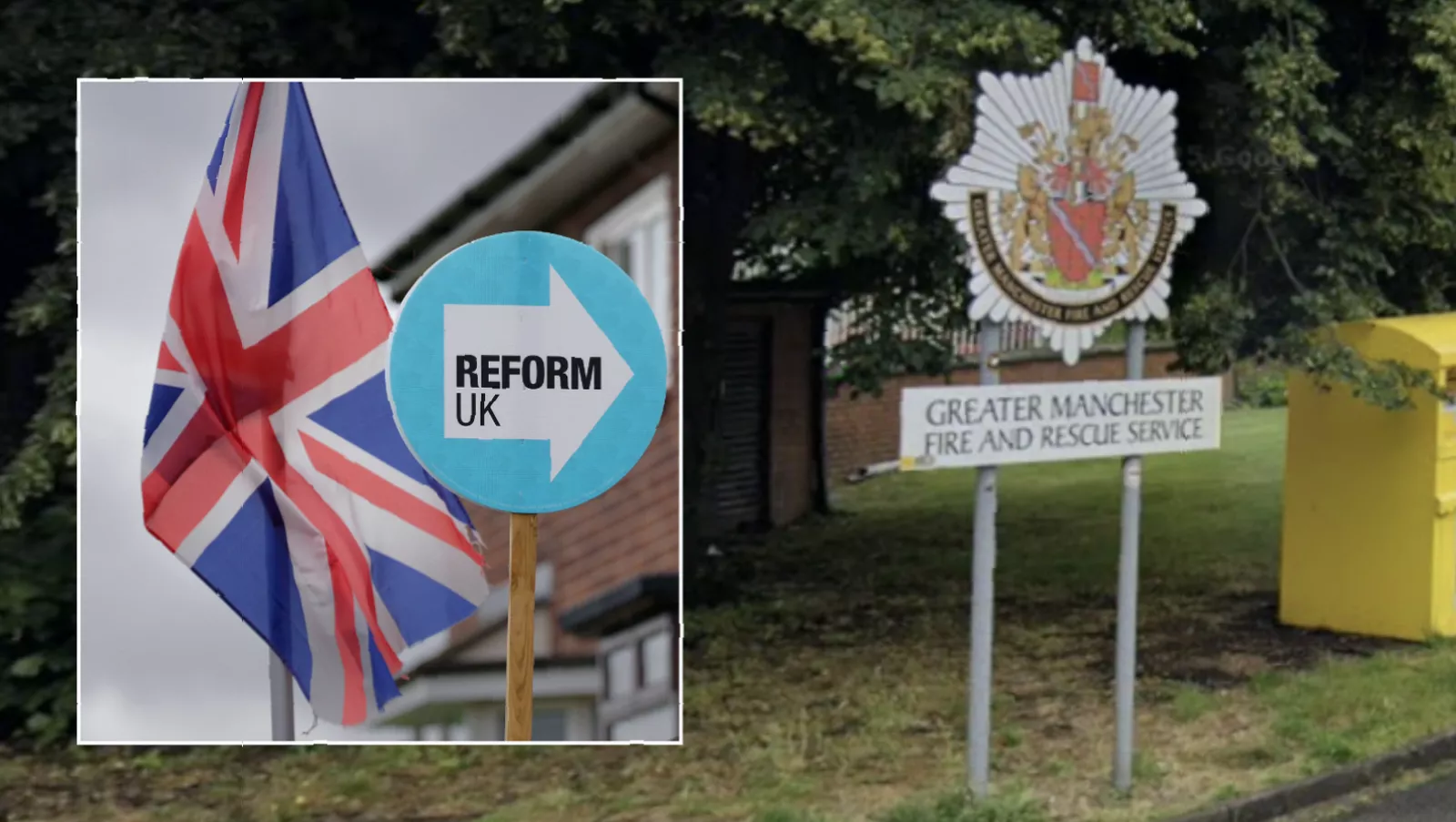 An internal GMFRS email warning about Reform UK political activity