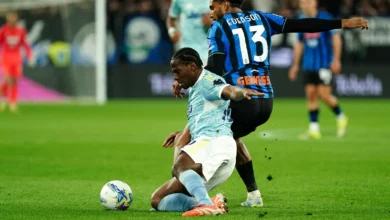 Atalanta midfielder Ederson in action during a Serie A match at the Gewiss Stadium