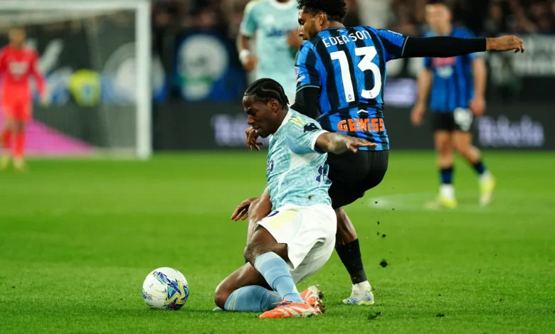 Atalanta midfielder Ederson in action during a Serie A match at the Gewiss Stadium