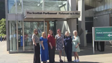 Women speaking to a cross-party group of MSPs at Holyrood about contraceptive injection side effects
