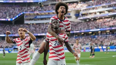 Crowd at SoFi Stadium watching the United States play Paraguay in the World Cup opener