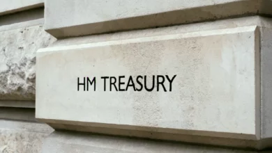 Treasury building in London where recruitment policy changes were approved