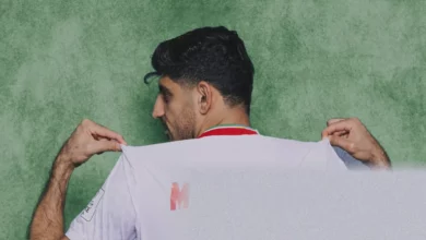 Iran football team leaving a stadium after a match in Los Angeles