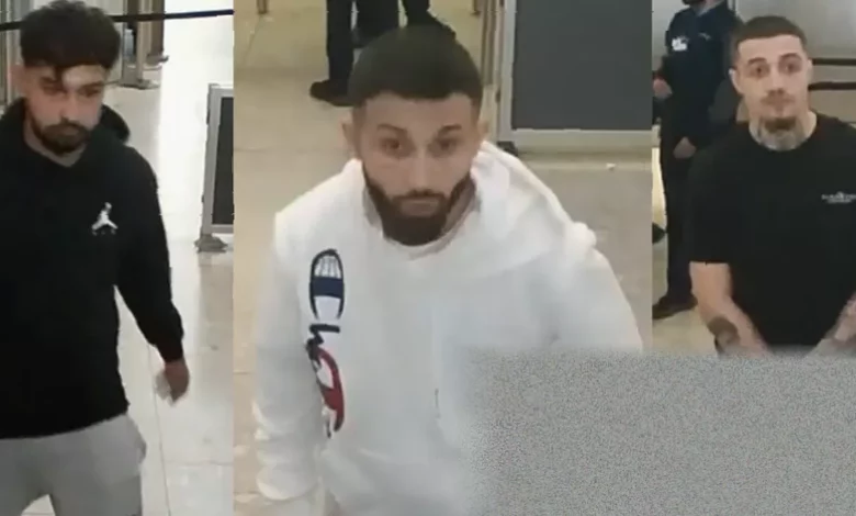 Two men walk into a London courthouse for sentencing after a knife attack conviction