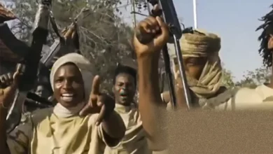 Aerial view of the besieged city of El Fasher in Sudan
