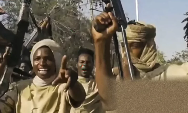 Aerial view of the besieged city of El Fasher in Sudan