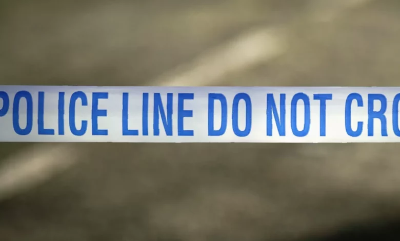 White Ford Transit van in a Leicester car park where police discovered a body