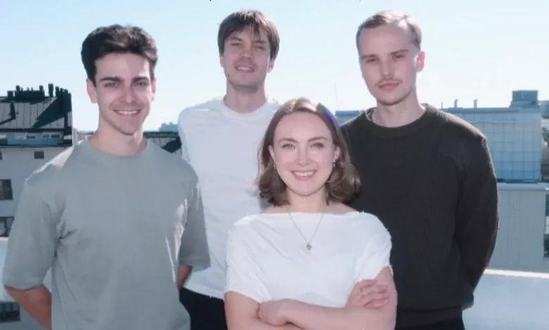 Young venture capital team in a Helsinki office meeting room