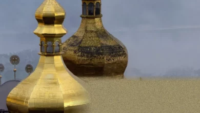 Damaged dome and roof of the Dormition Cathedral at Kyiv Pechersk Lavra monastery