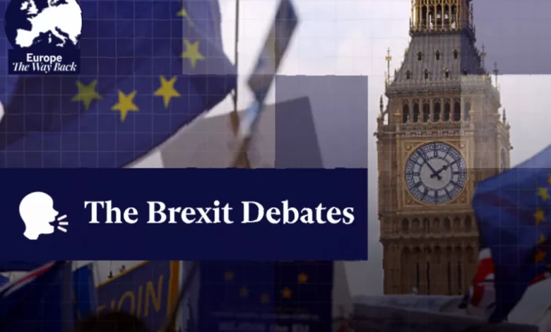 A divided Union flag symbolising ongoing Brexit disagreements across Britain