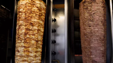 Factory production line where mislabelled kebab meat was processed