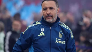 Nottingham Forest manager Vitor Pereira on the touchline during a Premier League match